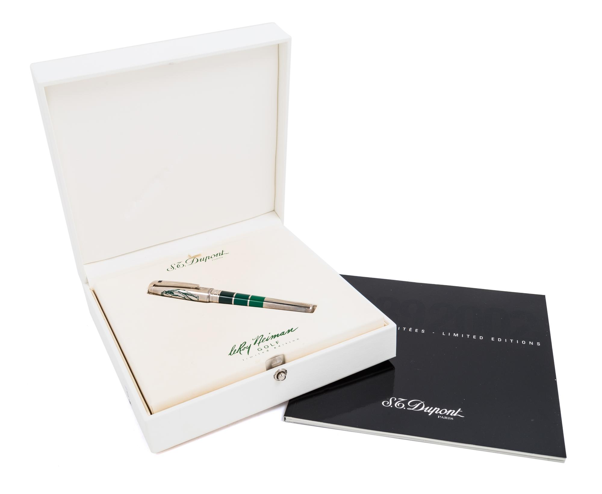 An S.T. Dupont Leroy Neiman: Golf Limited Edition Fountain Pen
