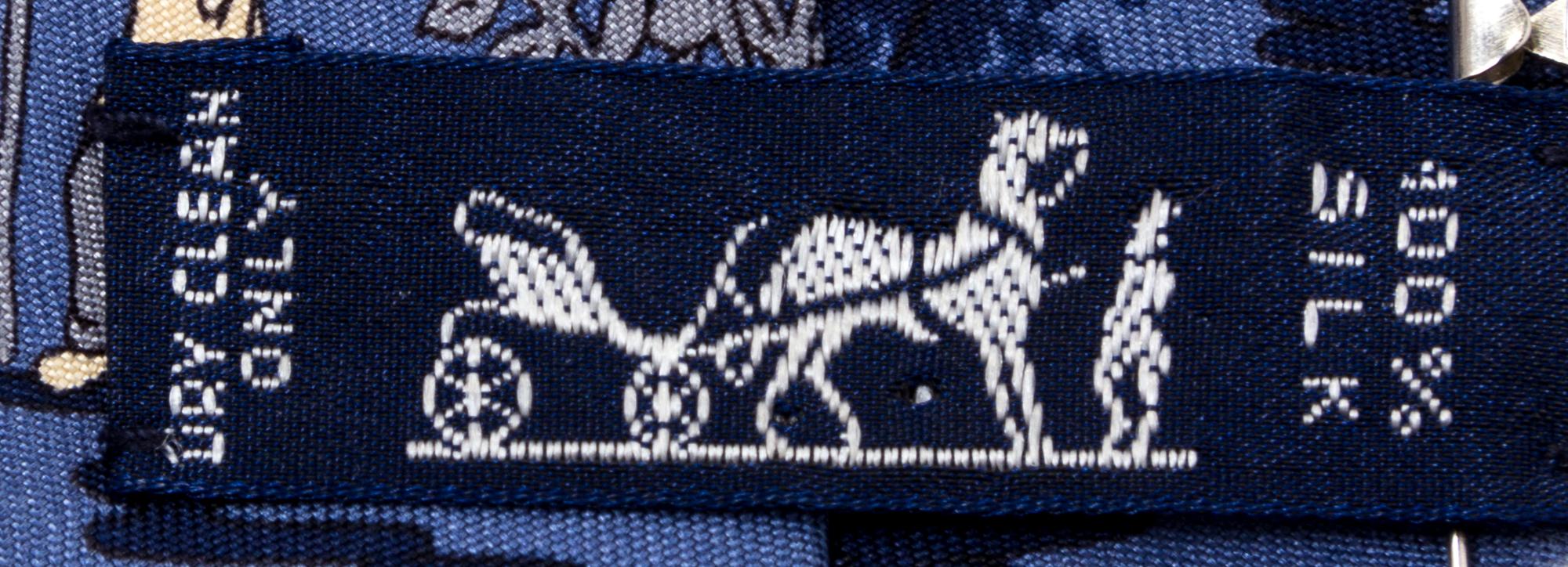 A Pair of Hermès Silk Ties,