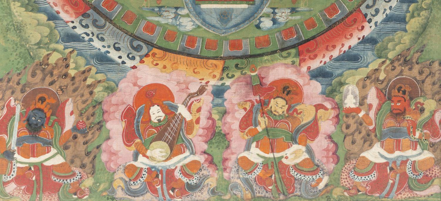 A Tibetan Mandala Thangka of Amitayus