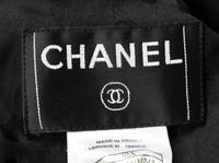 A Chanel Black Wool Jacket, Size 38.
