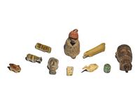 A Group of Ten Small Ancient Objects and Fragments