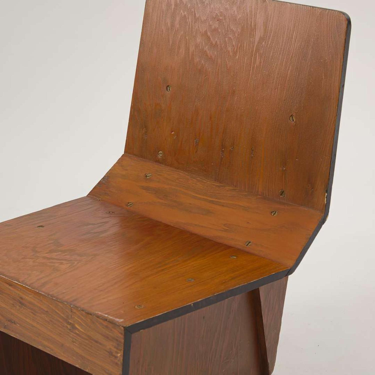 Frank Lloyd Wright Chair for the Charles L. and Dorothy Manson House, Wausau, Wisconsin, 1938
