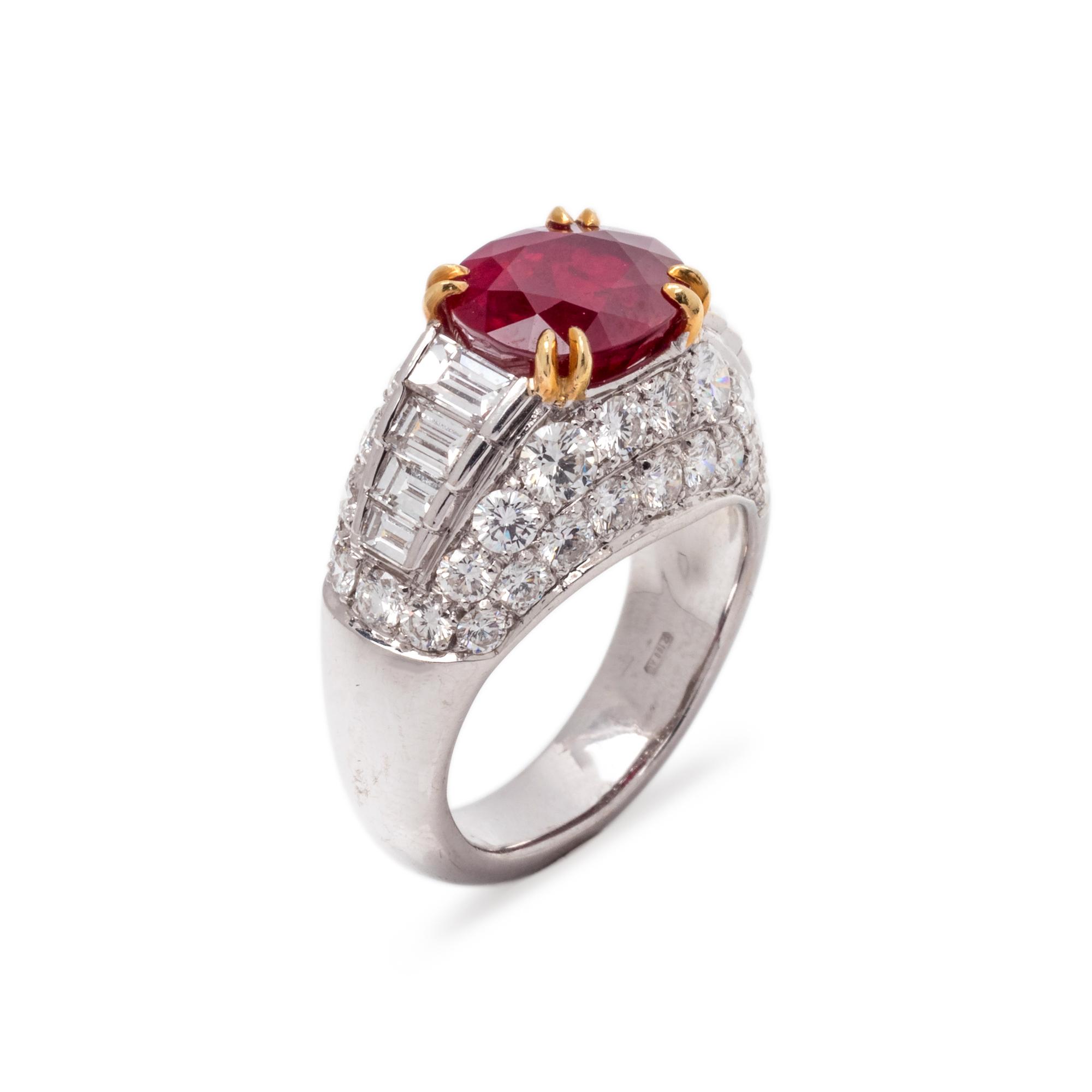 RUBY AND DIAMOND RING