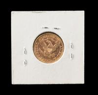 A United States 1892 Liberty Head $5 Gold Coin