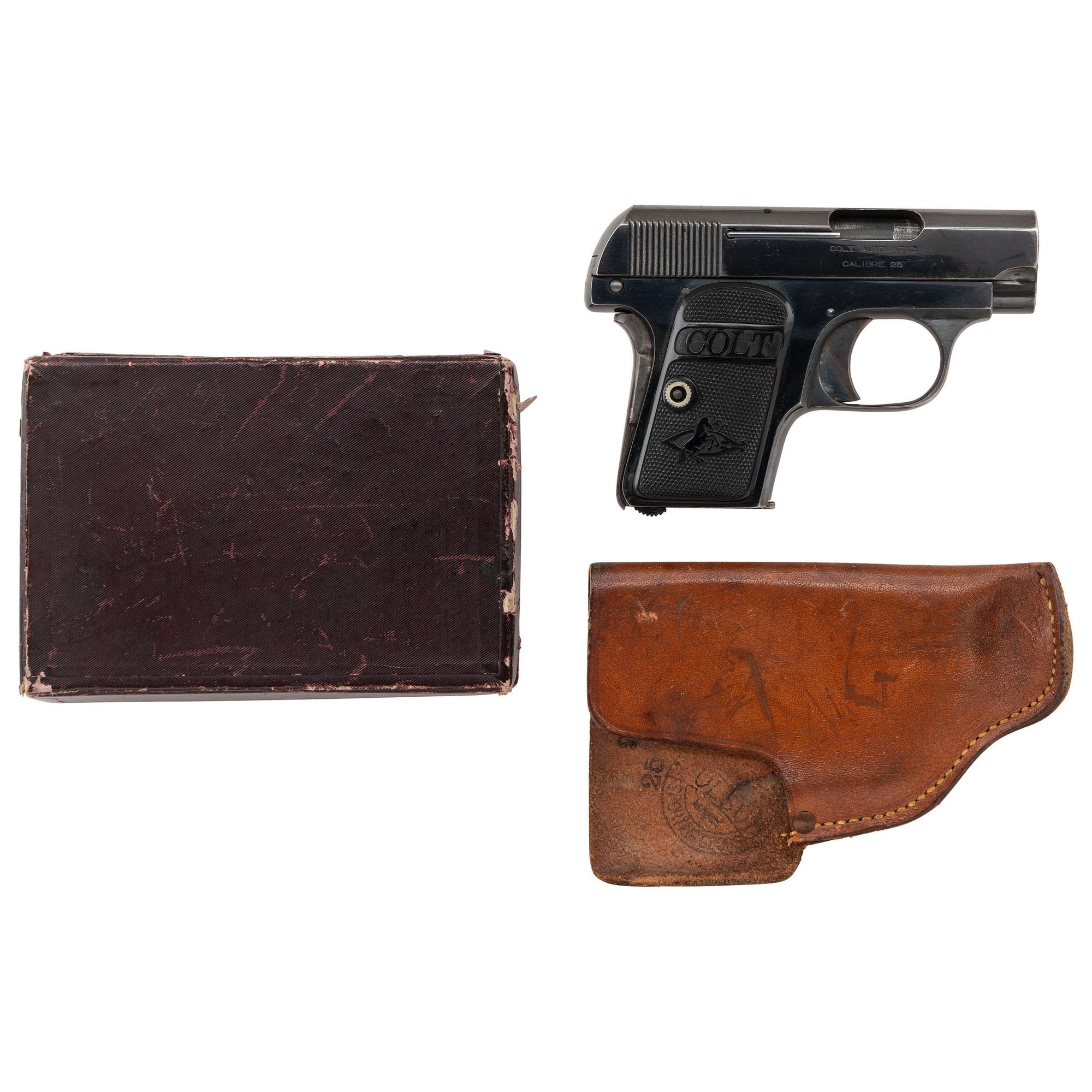 **Colt Model 1908 Hammerless Vest Pocket Pistol in Box