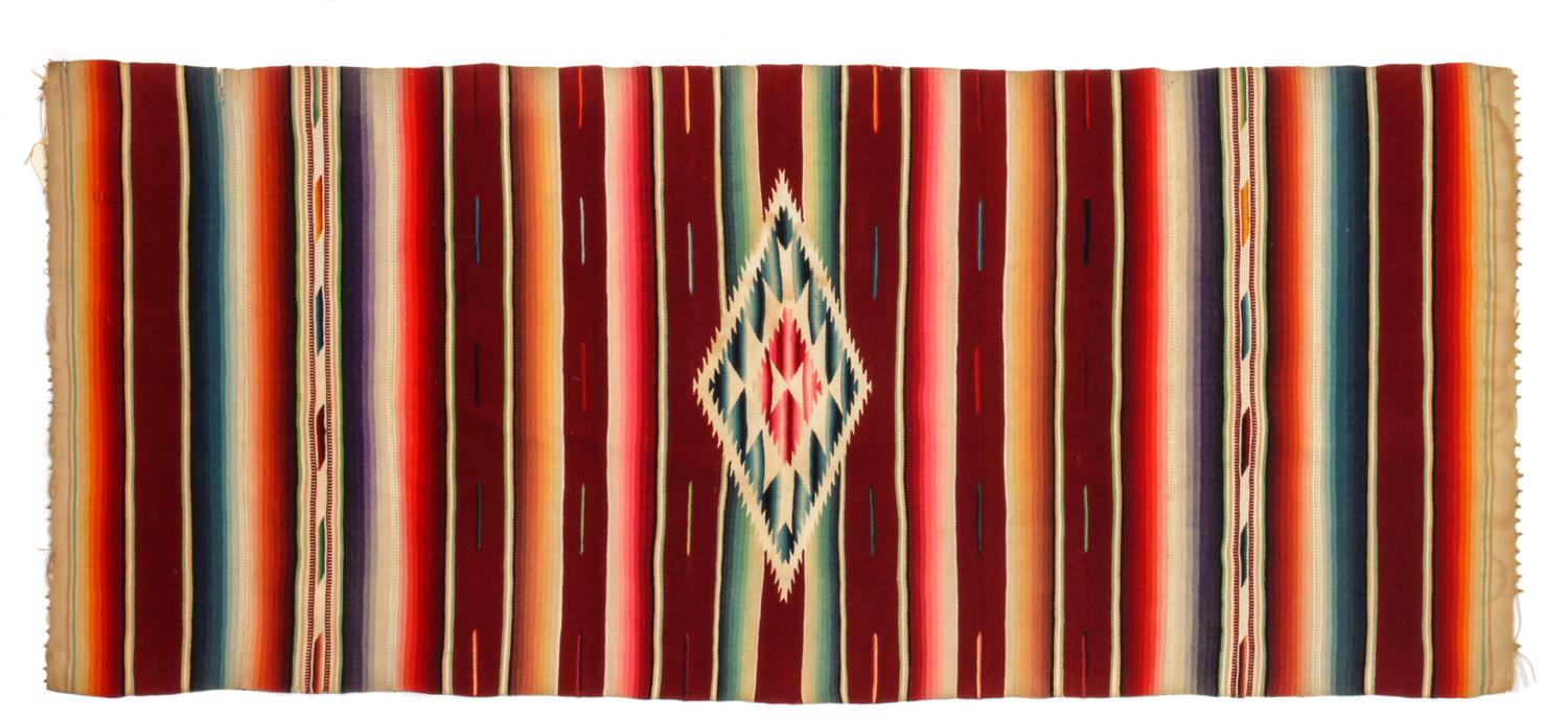 Contemporary Navajo Weaving First: 59 x 36 inches
