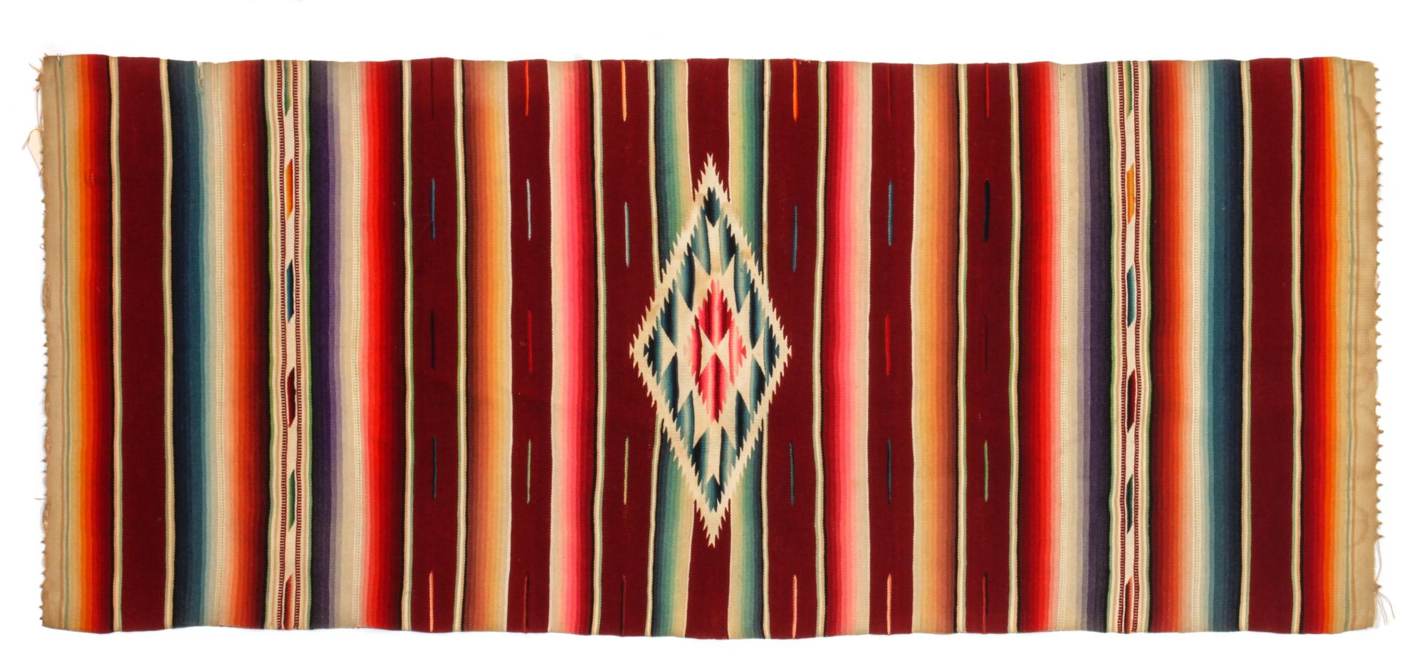 Contemporary Navajo Weaving First: 59 x 36 inches