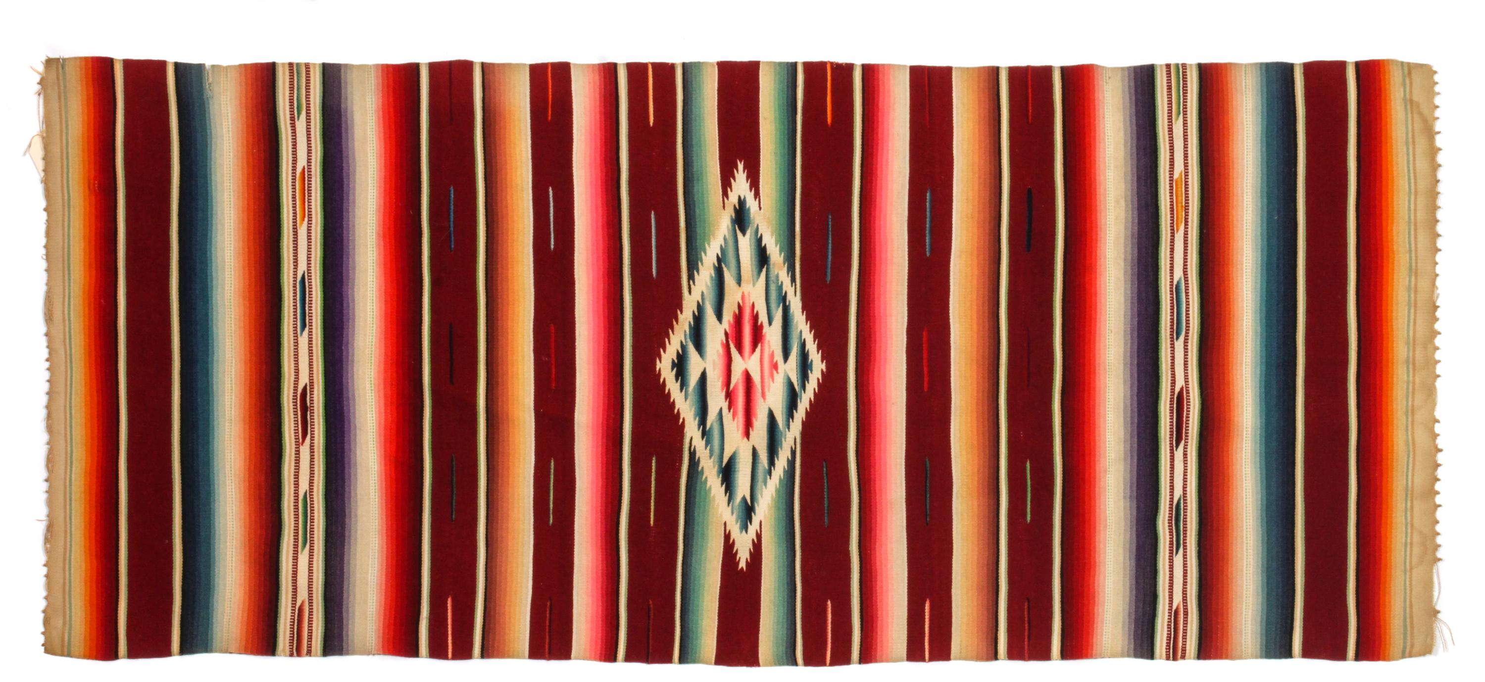 Contemporary Navajo Weaving First: 59 x 36 inches