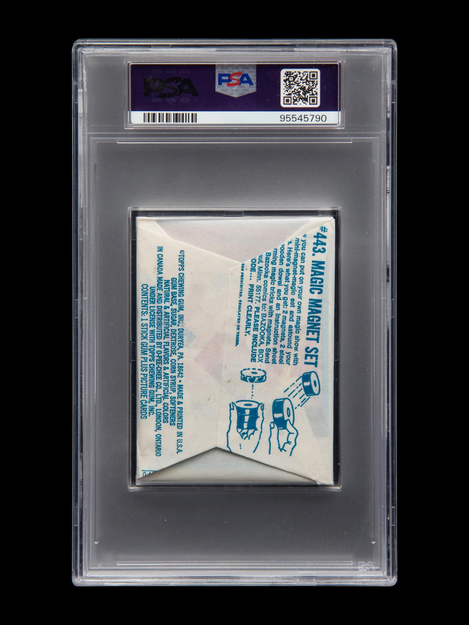 A Sealed Unopened Wax Pack of 1972 Topps Football Cards (1st Series) (PSA 8 NM-MT)
