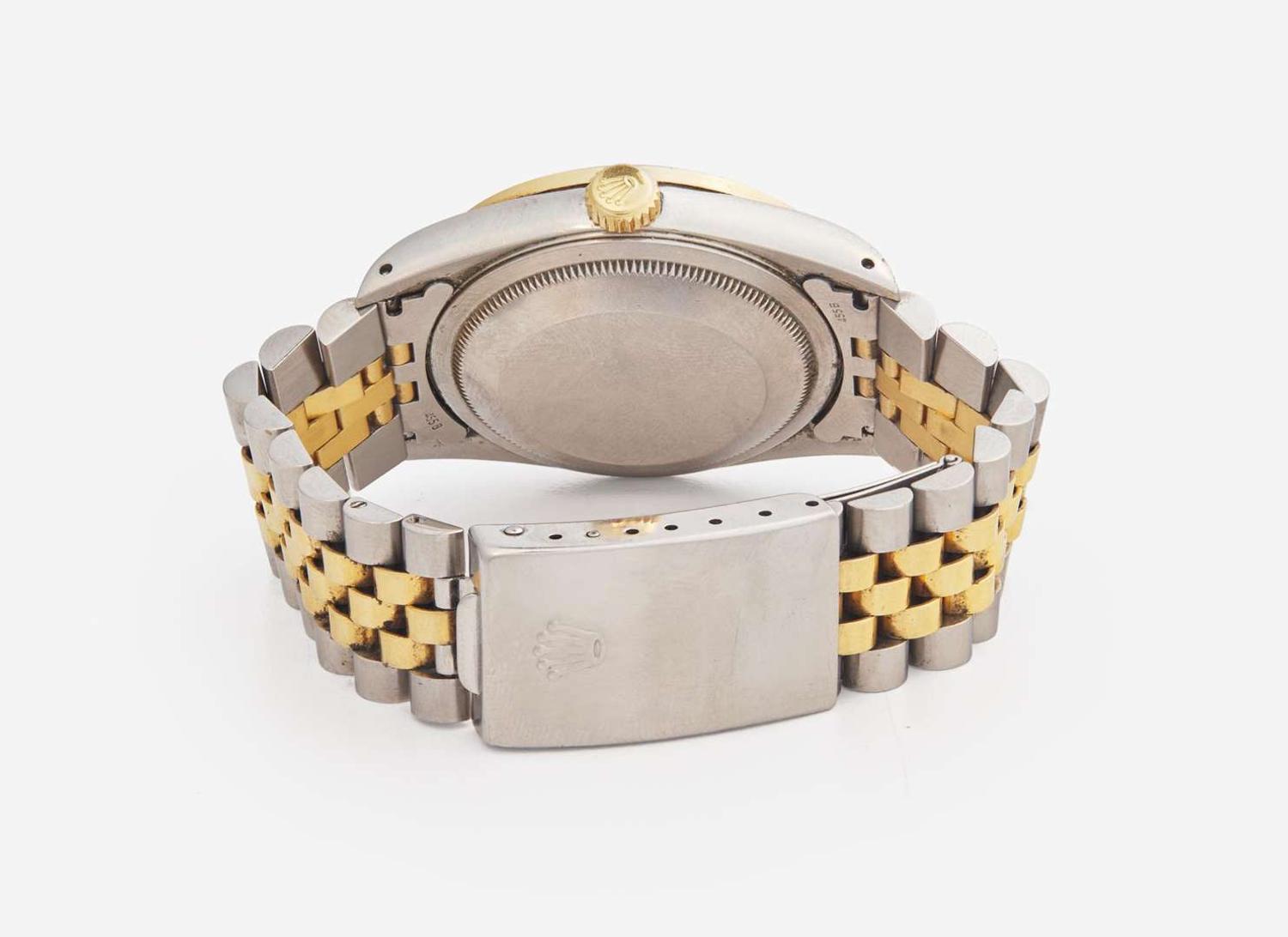 A Ladies Two-Tone Oyster Perpetual Datejust with Diamonds