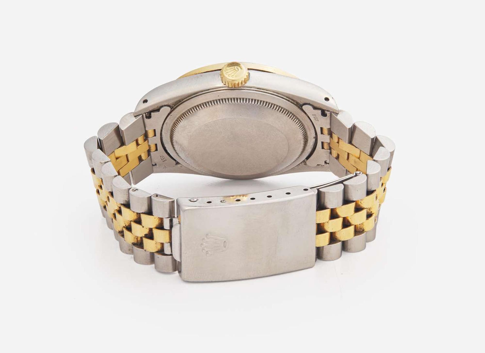 A Ladies Two-Tone Oyster Perpetual Datejust with Diamonds