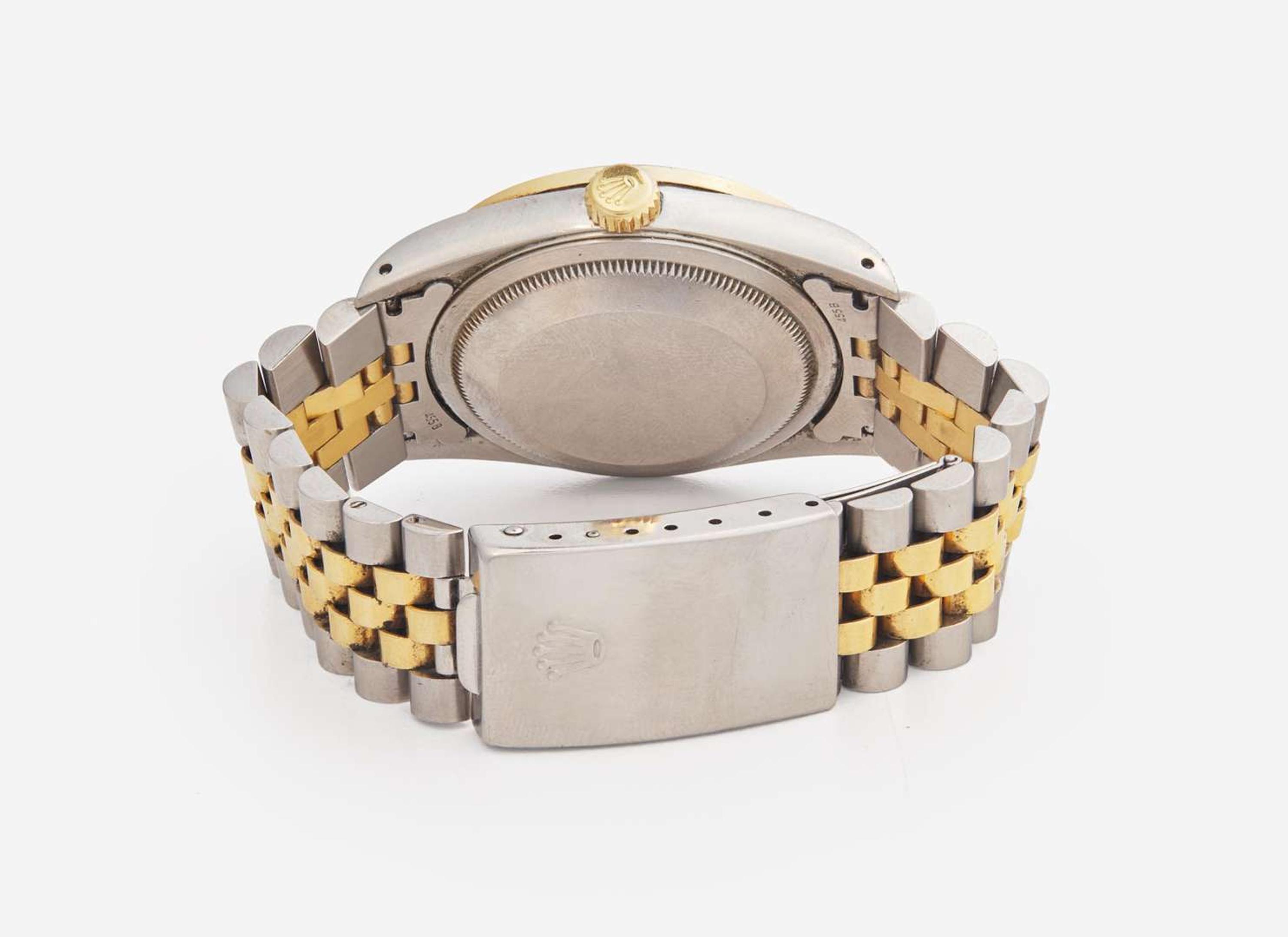 A Ladies Two-Tone Oyster Perpetual Datejust with Diamonds