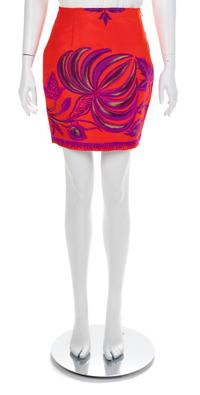 Atelier Versace Printed Skirt, 1990s No size label
