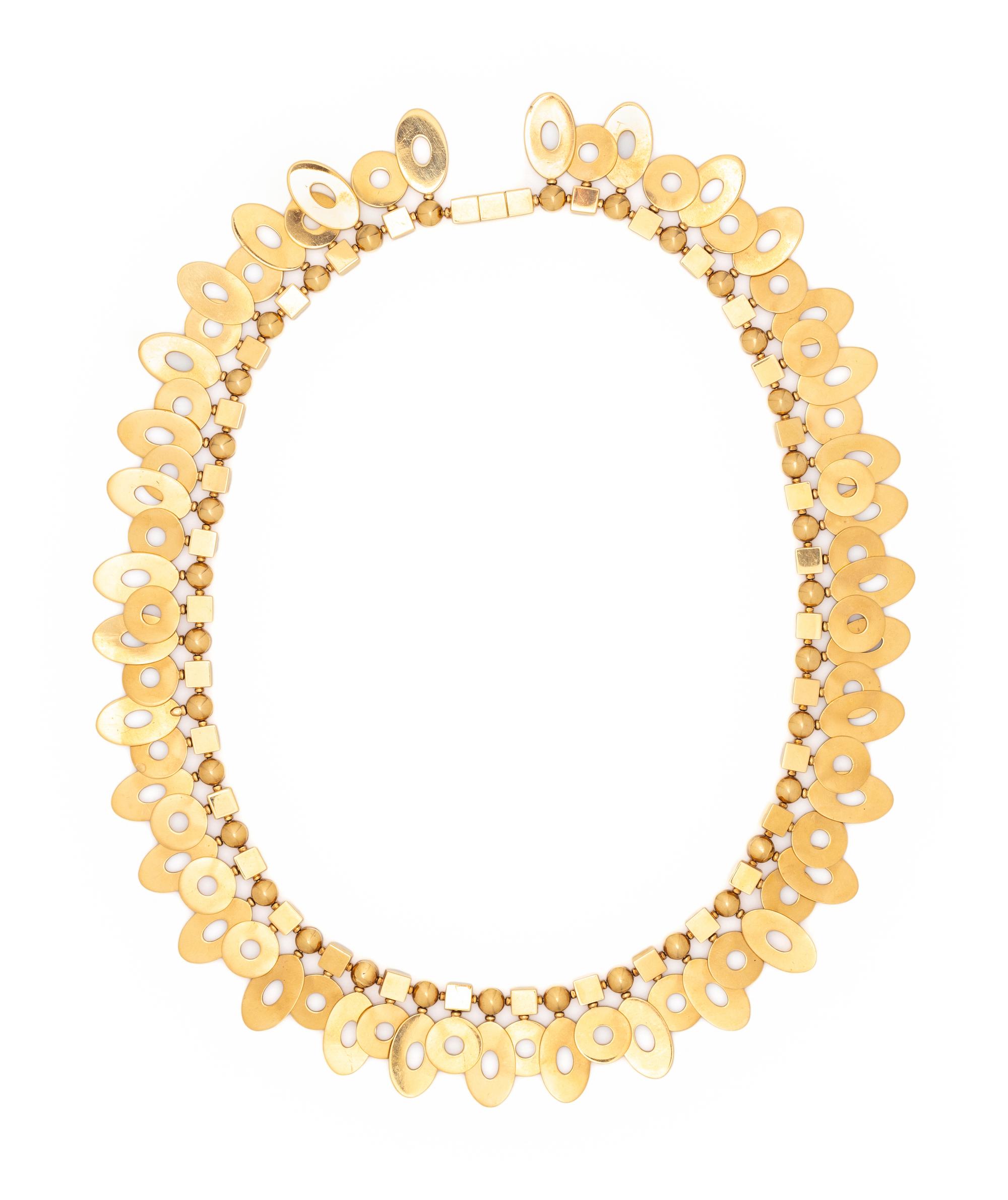BULGARI, YELLOW GOLD 'LUCEA' NECKLACE