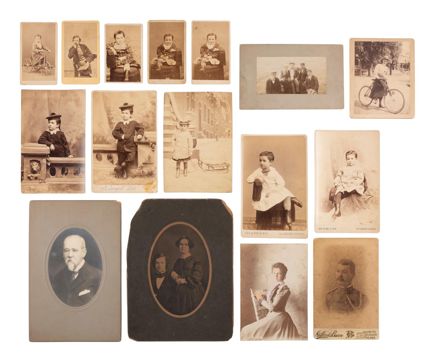 [EARLY PHOTO] Archive identified to the family of 19th-century photographer Wm. Bell (1830-1910).