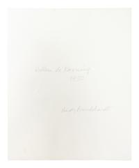 A group of three prints ( Willem de Kooning , 1950; Broadway and Fifth Avenue , 1950; Flat Iron Building, Summer , 1947)
