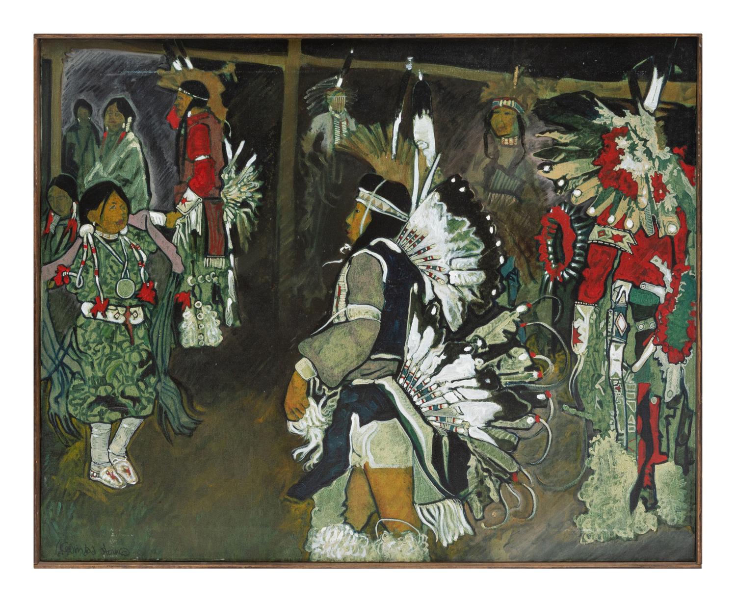 Lamedeer Montana Night Pow Wow Dancers