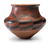 San Ildefonso Redware Pottery Jar