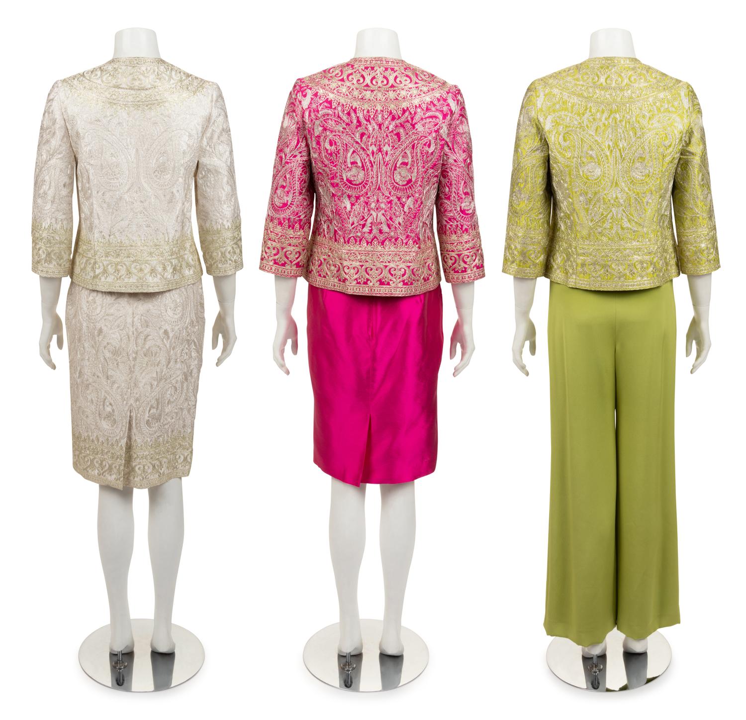 Three Naeem Khan Ensembles, 2000-10s