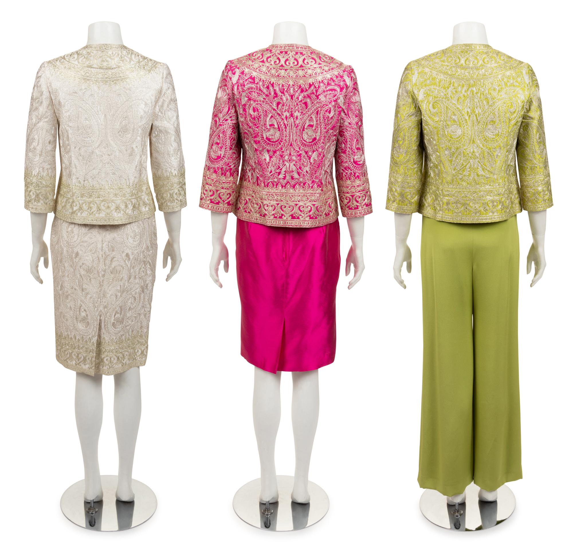 Three Naeem Khan Ensembles, 2000-10s