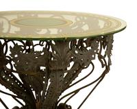 A French Rococo Style Cast Iron Center Table