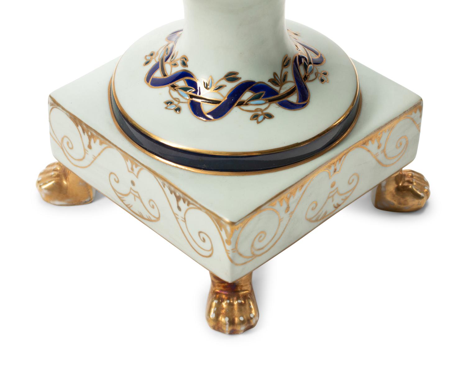 A Pair of Minton Style Pâte-sur-Pâte Vases
