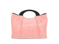 Nancy Gonzalez Pink Crocodile Tote