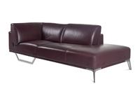 A Roche Bobois Leather-Upholstered Sectional Sofa
