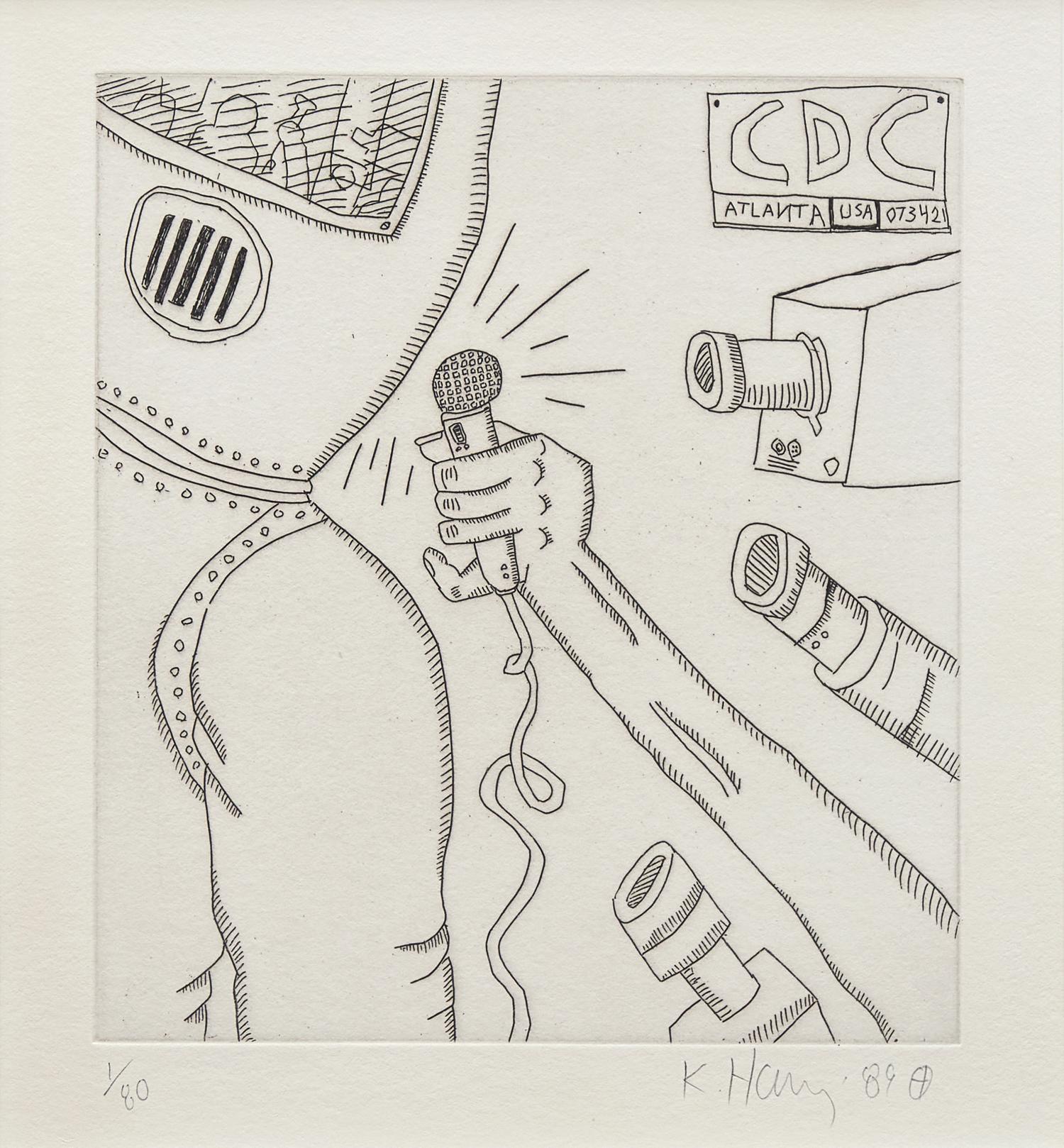 Keith Haring (American, 1958-1990) — Untitled (from The Valley ), 1989