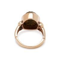 YELLOW GOLD AND SCARAB RING