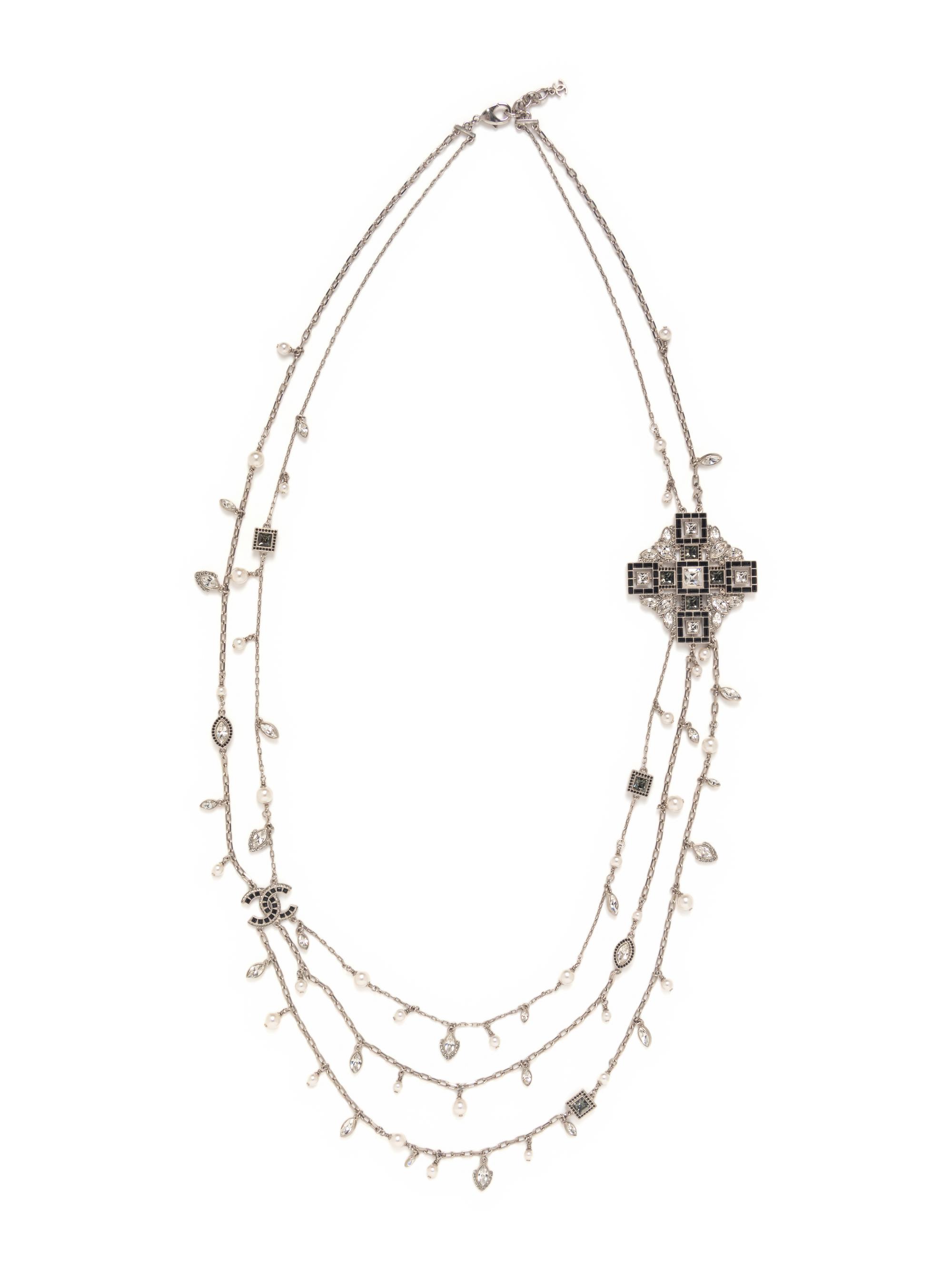 Chanel Brasserie C ollection Cross Necklace, 2015