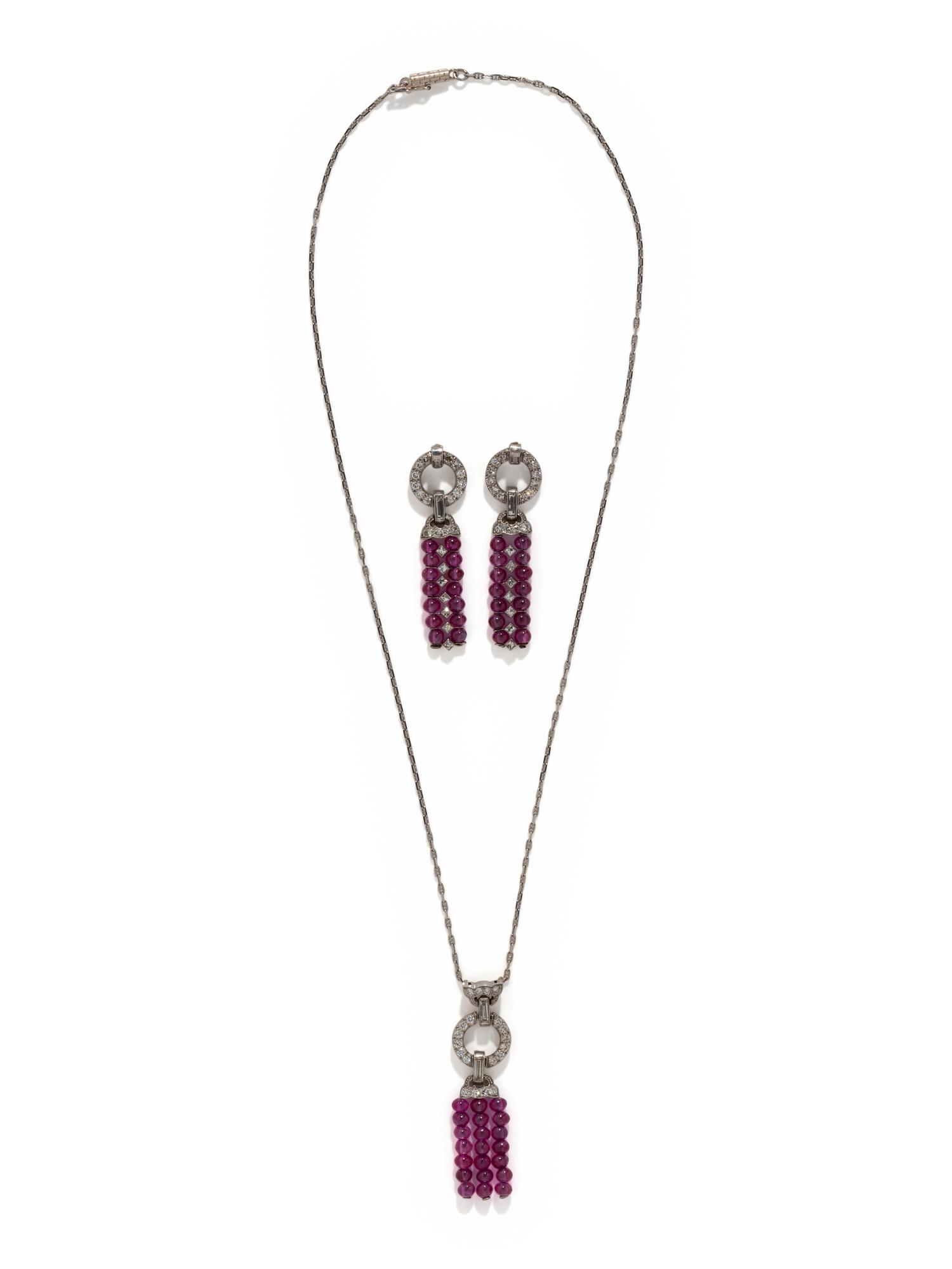 DIAMOND AND RUBY SET