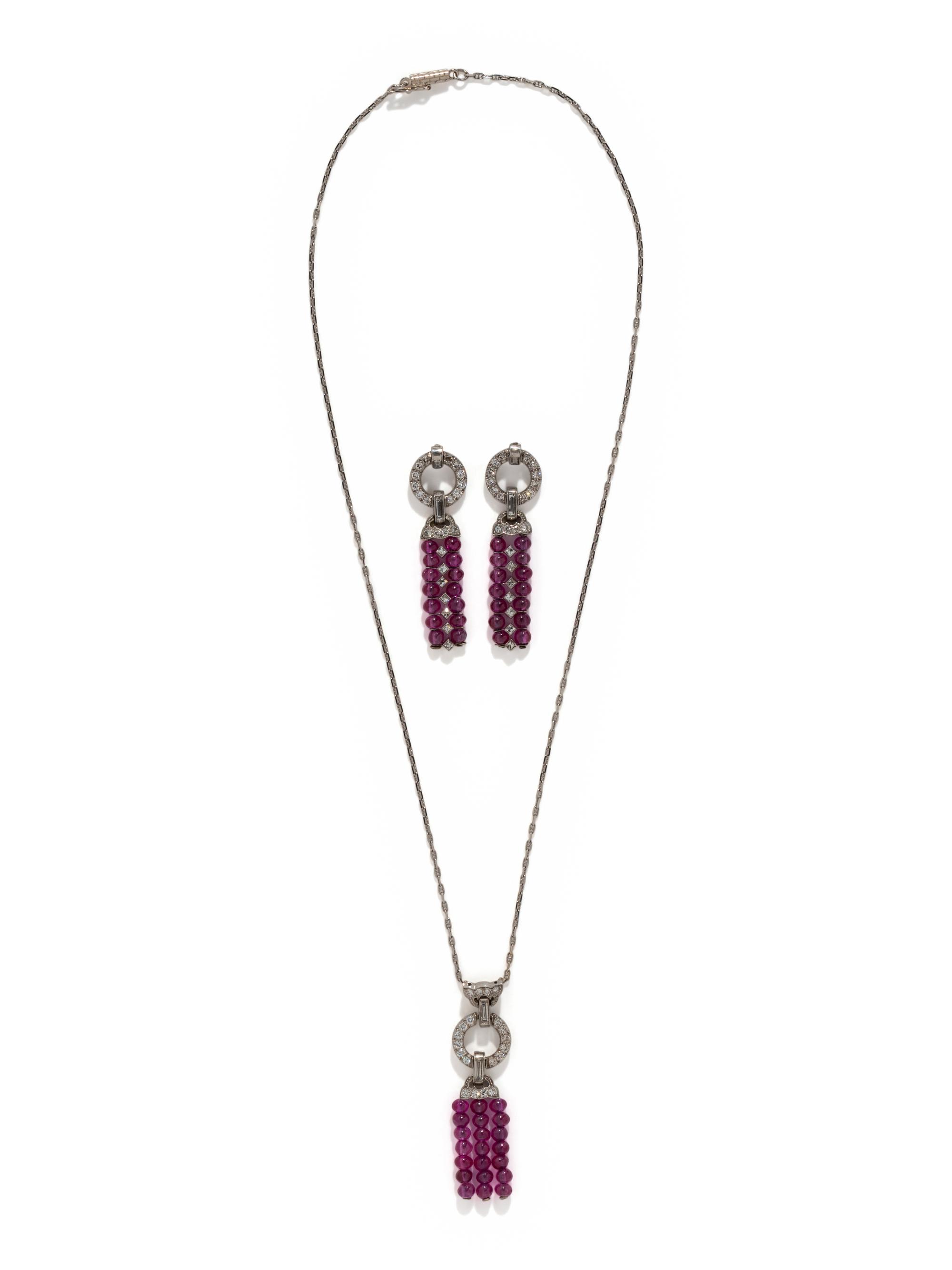 DIAMOND AND RUBY SET