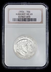 A United States 1924 Huguenot Commemorative 50c Coin