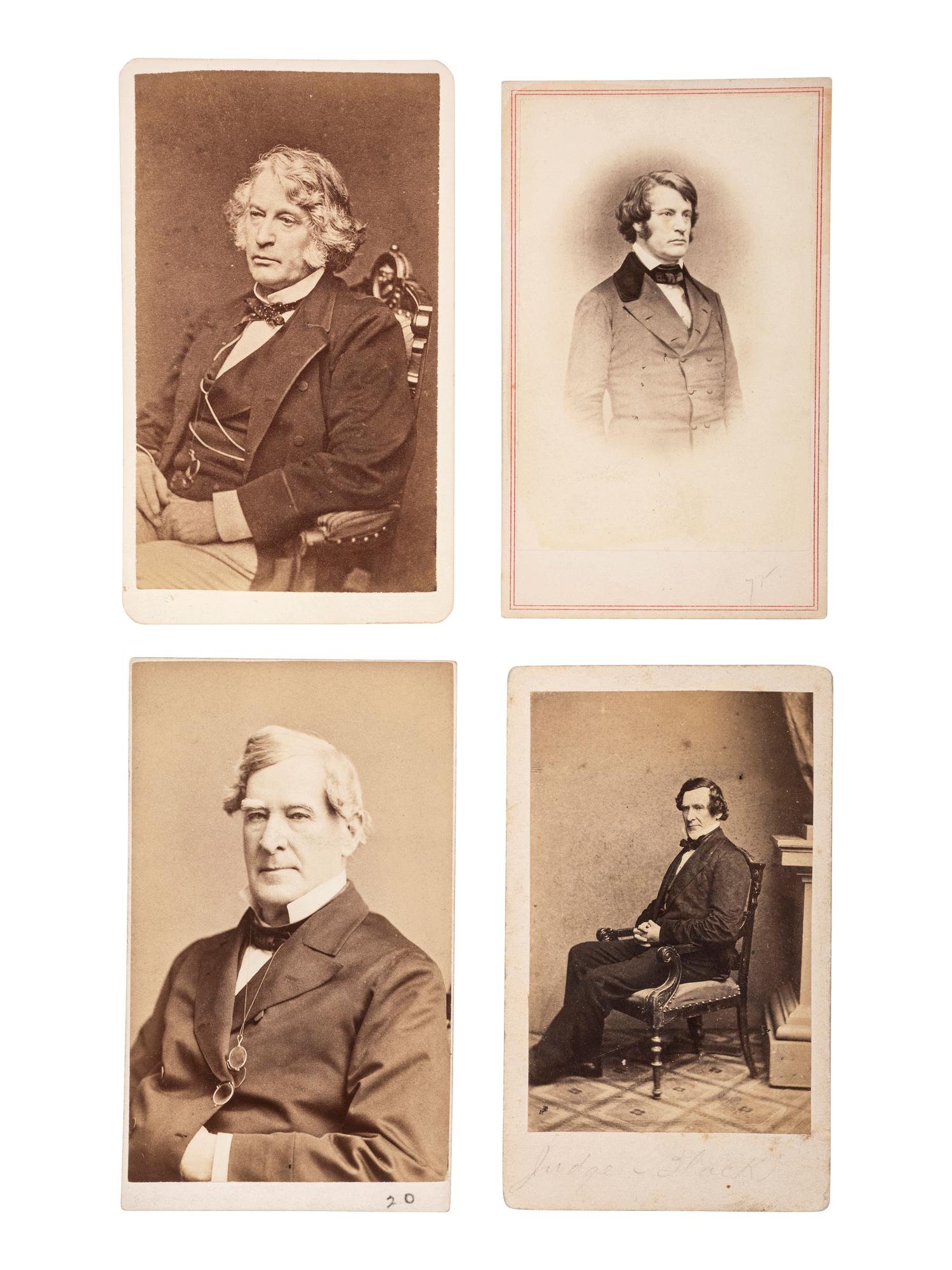 [CIVIL WAR]. 20 CDVs featuring antebellum & war-era politicians and statesmen, including: