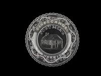 [HARRISON, William Henry]. A group of campaign and memorial clear glass cup plates.
