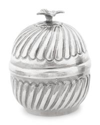 An American Silver Diminutive Teapot