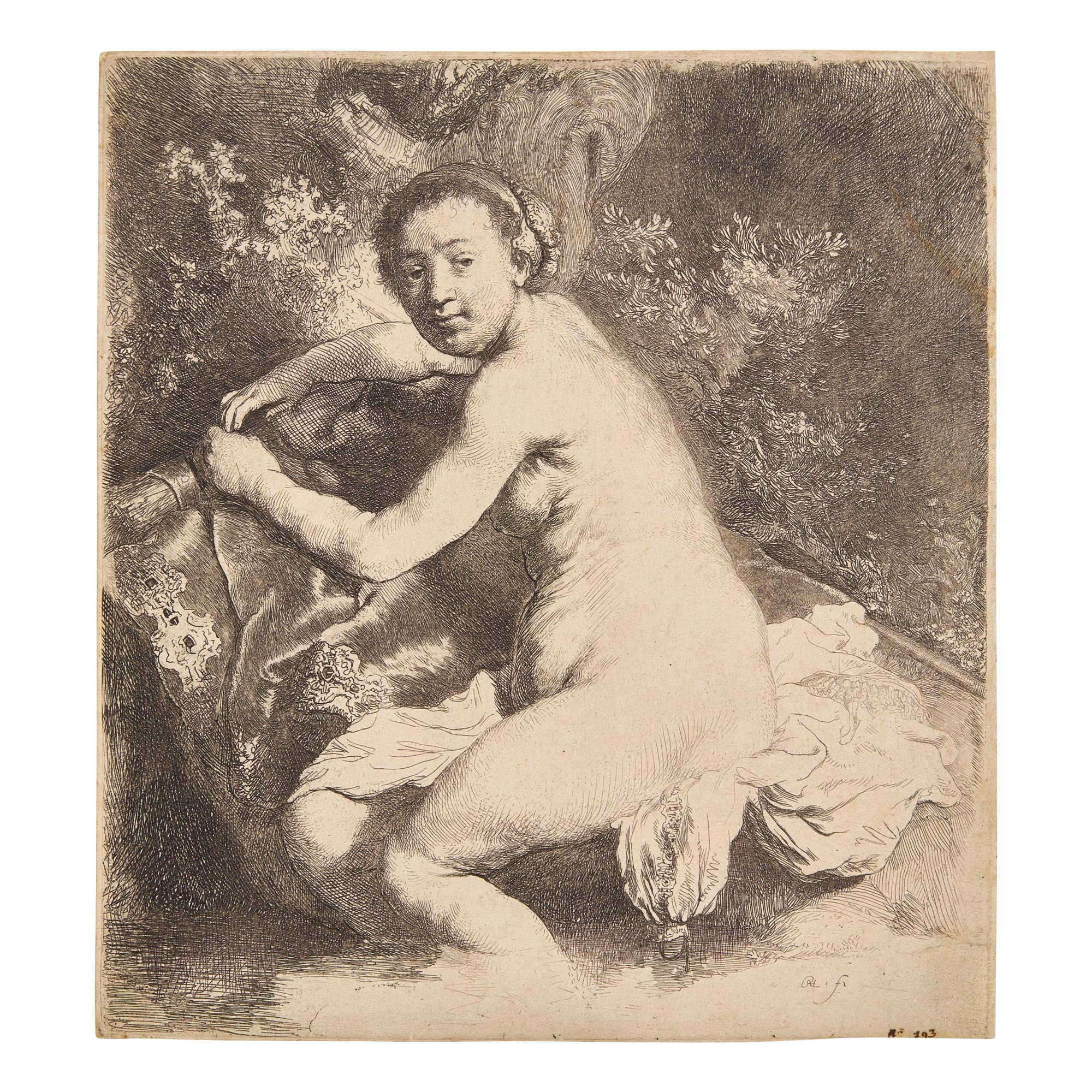 Rembrandt van Rijn (Dutch, 1606–1669) — Diana at the Bath , 1631