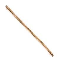 YELLOW GOLD LINK BRACELET