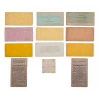 [Lincoln, Abraham] Group of 12 Stereoviews Related to Lincoln's Life, Assassination and Funeral
