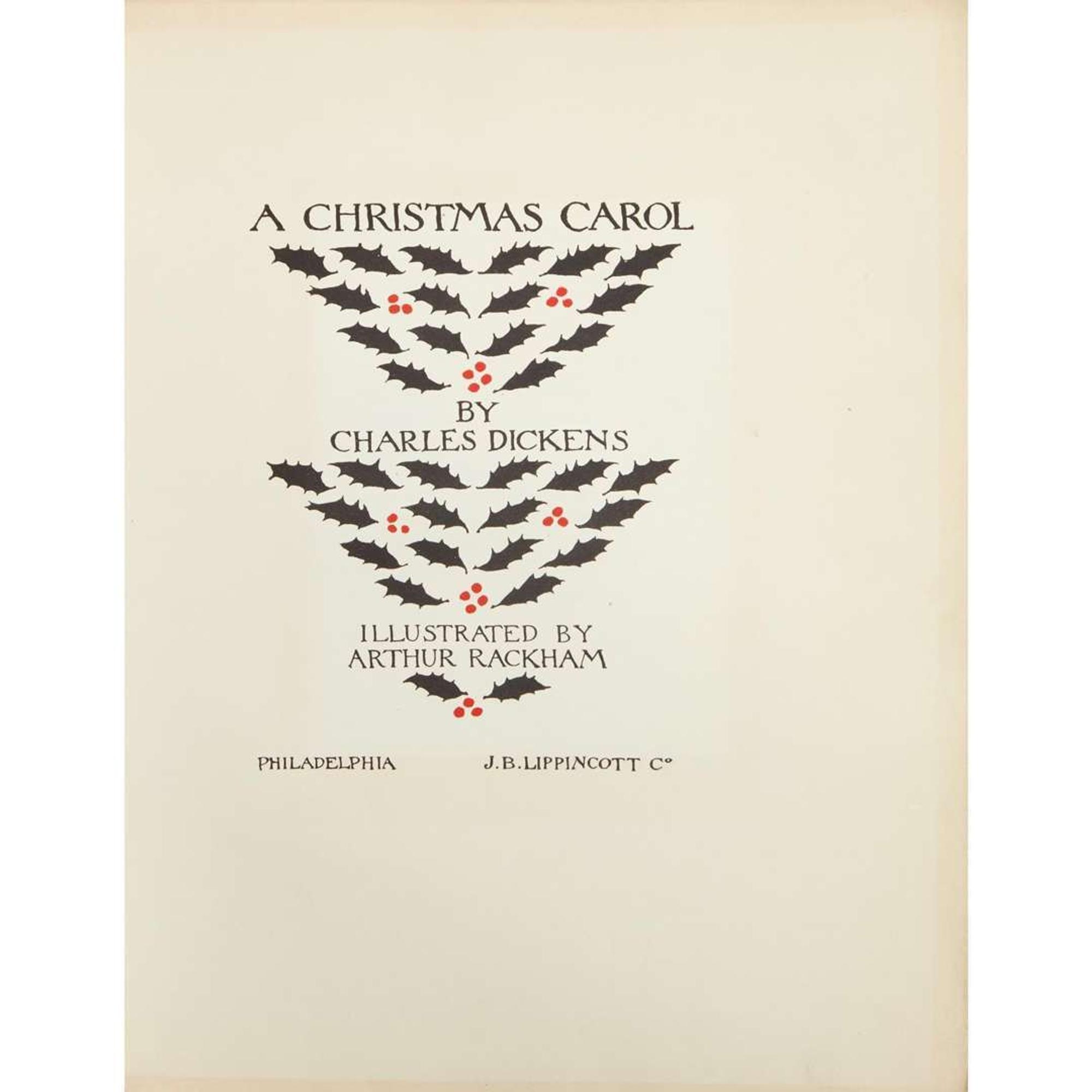 [Children's & Illustrated] [Rackham, Arthur] Dickens, Charles A Christmas Carol