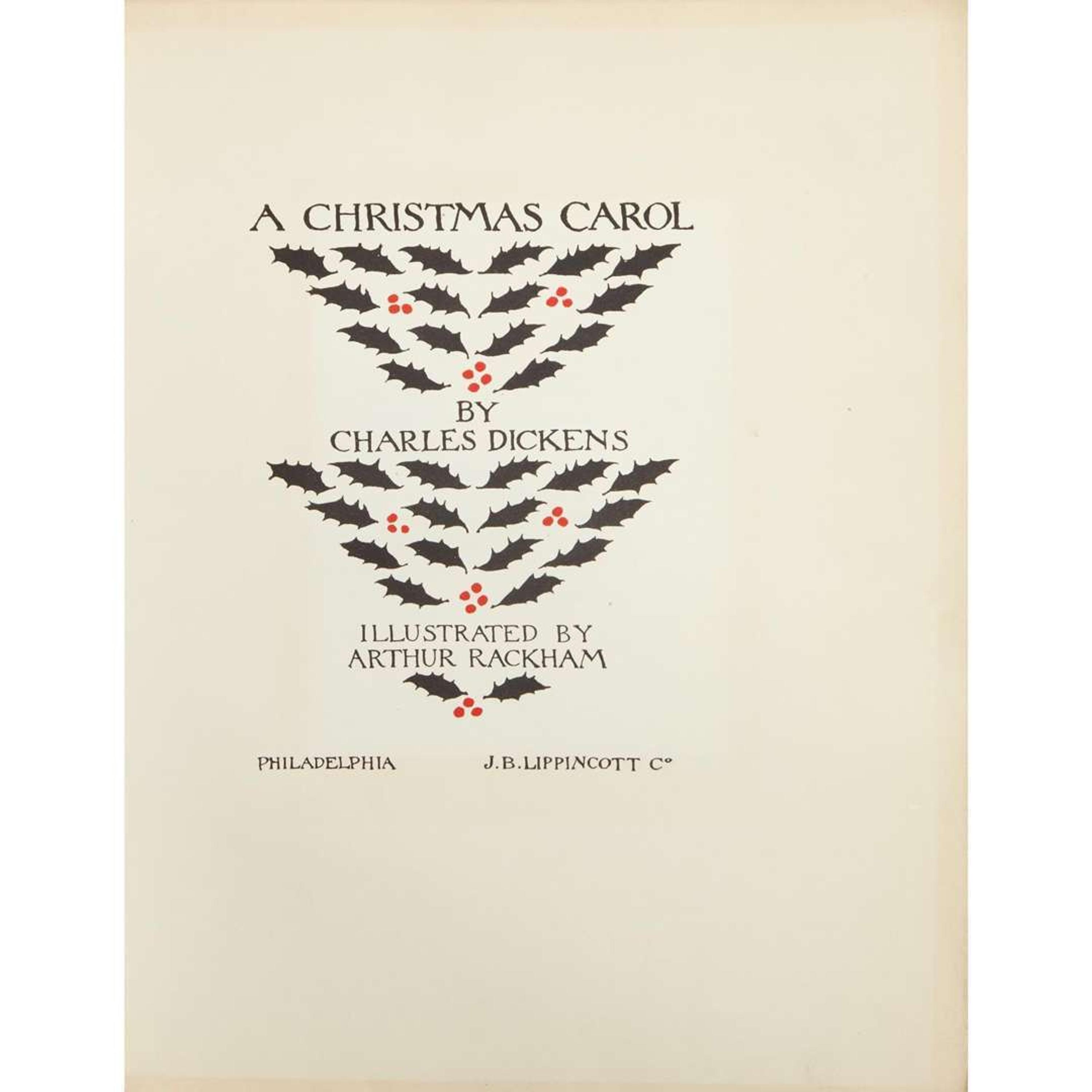 [Children's & Illustrated] [Rackham, Arthur] Dickens, Charles A Christmas Carol