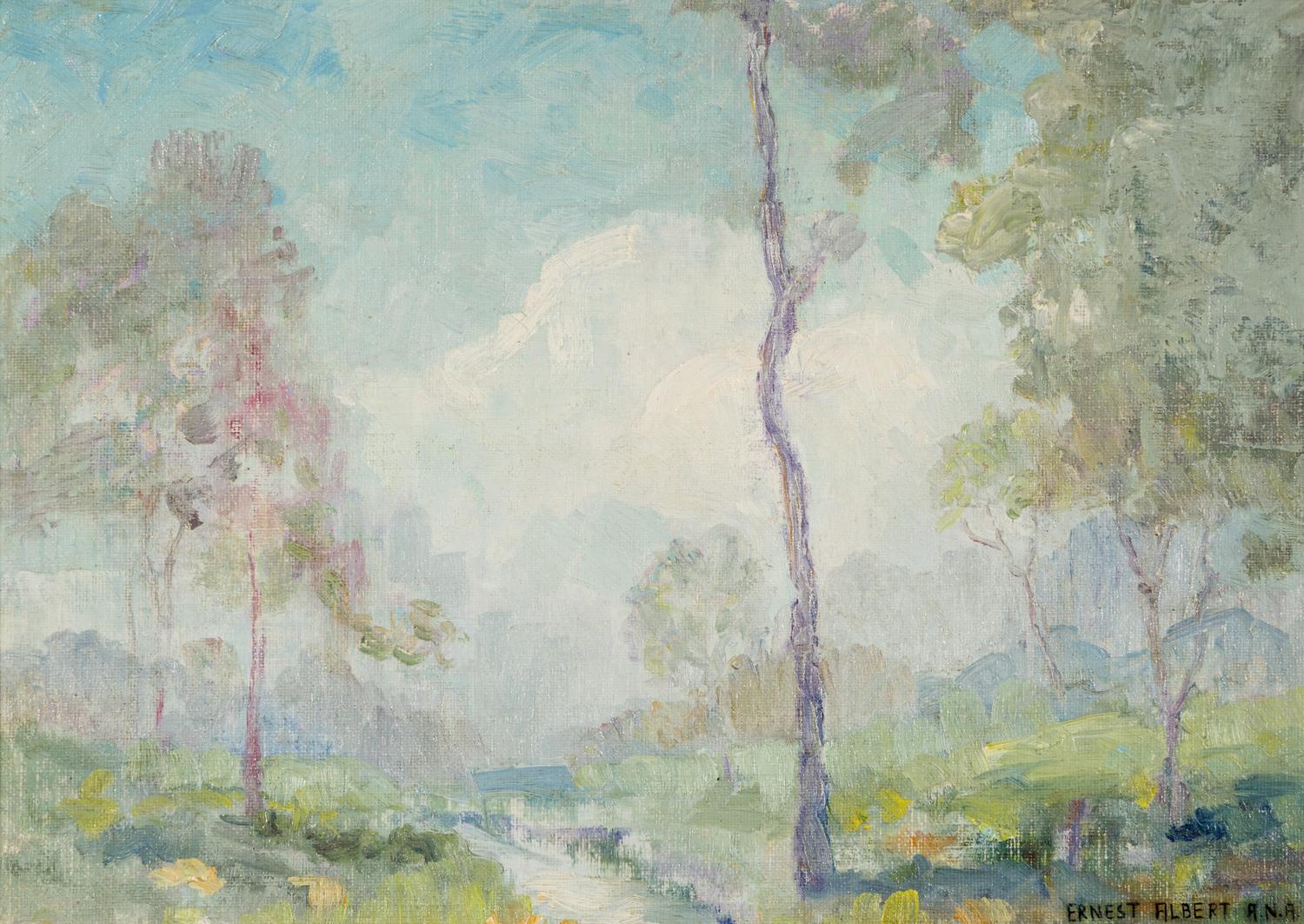 Landscape with Trees and Stream