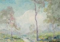 Landscape with Trees and Stream