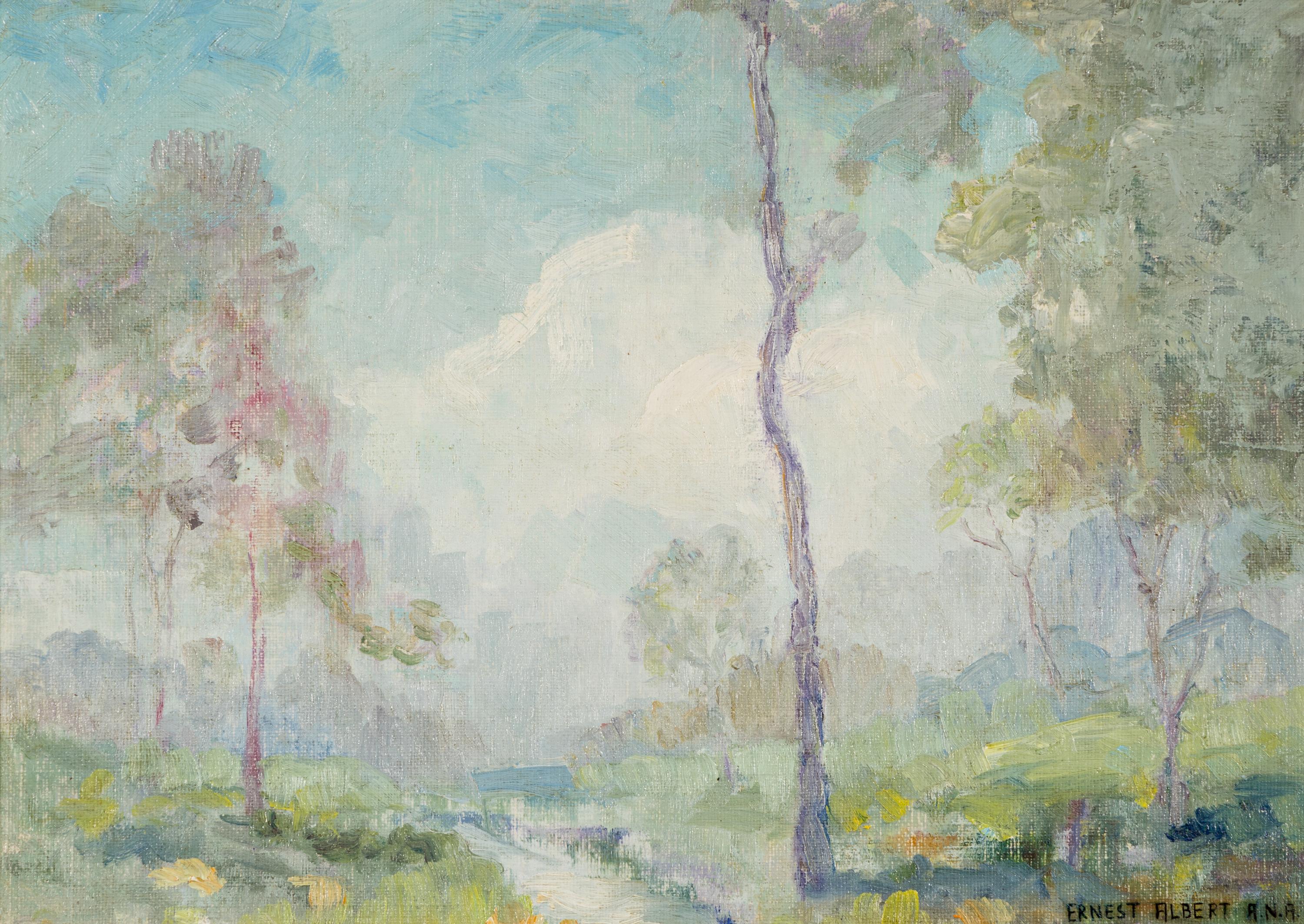 Landscape with Trees and Stream