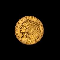 A United States 1914 Indian Head $5 Gold Coin