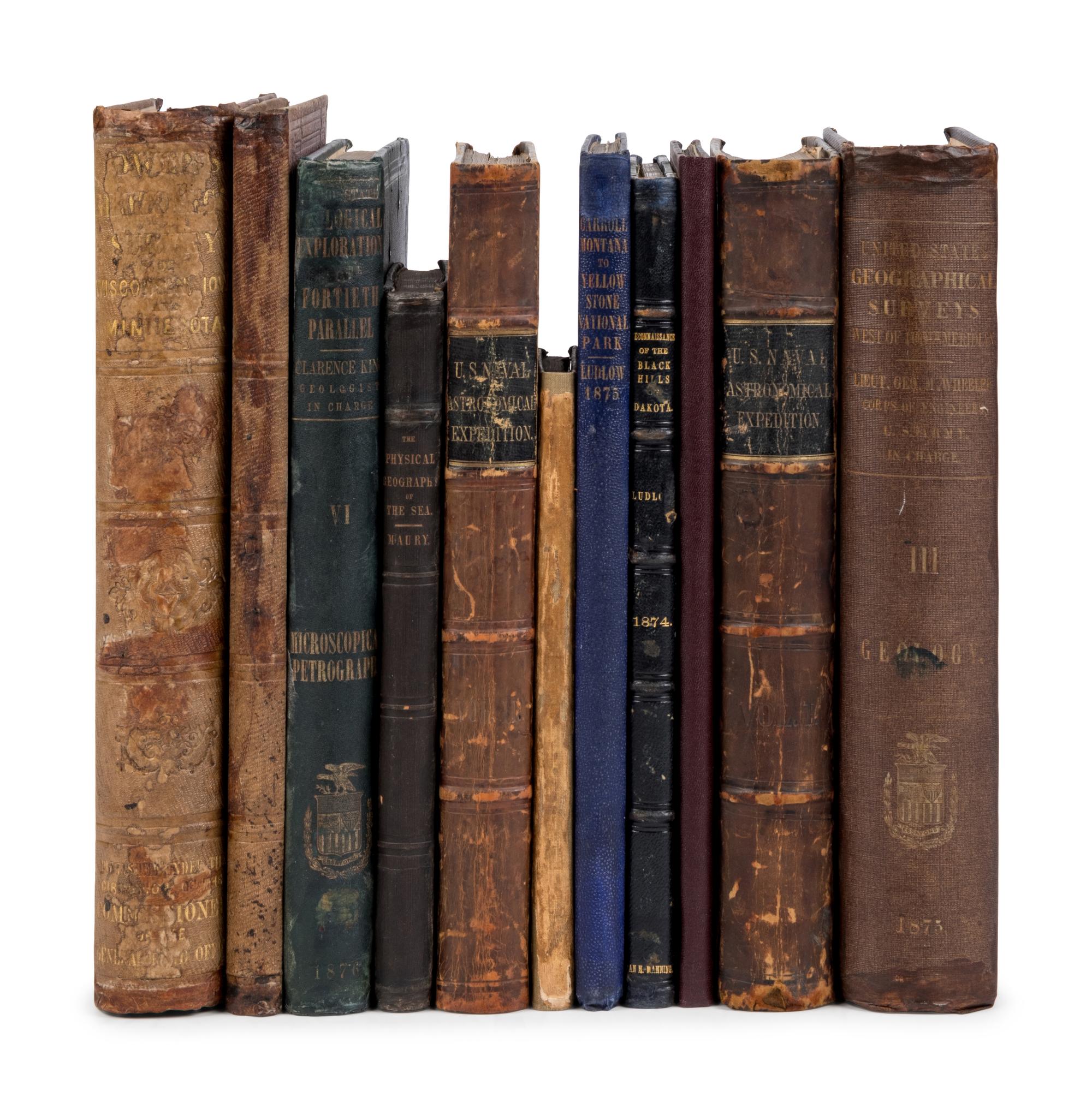 [Americana] Group of 12 Titles Related to United States Geological & Scientific Surveys