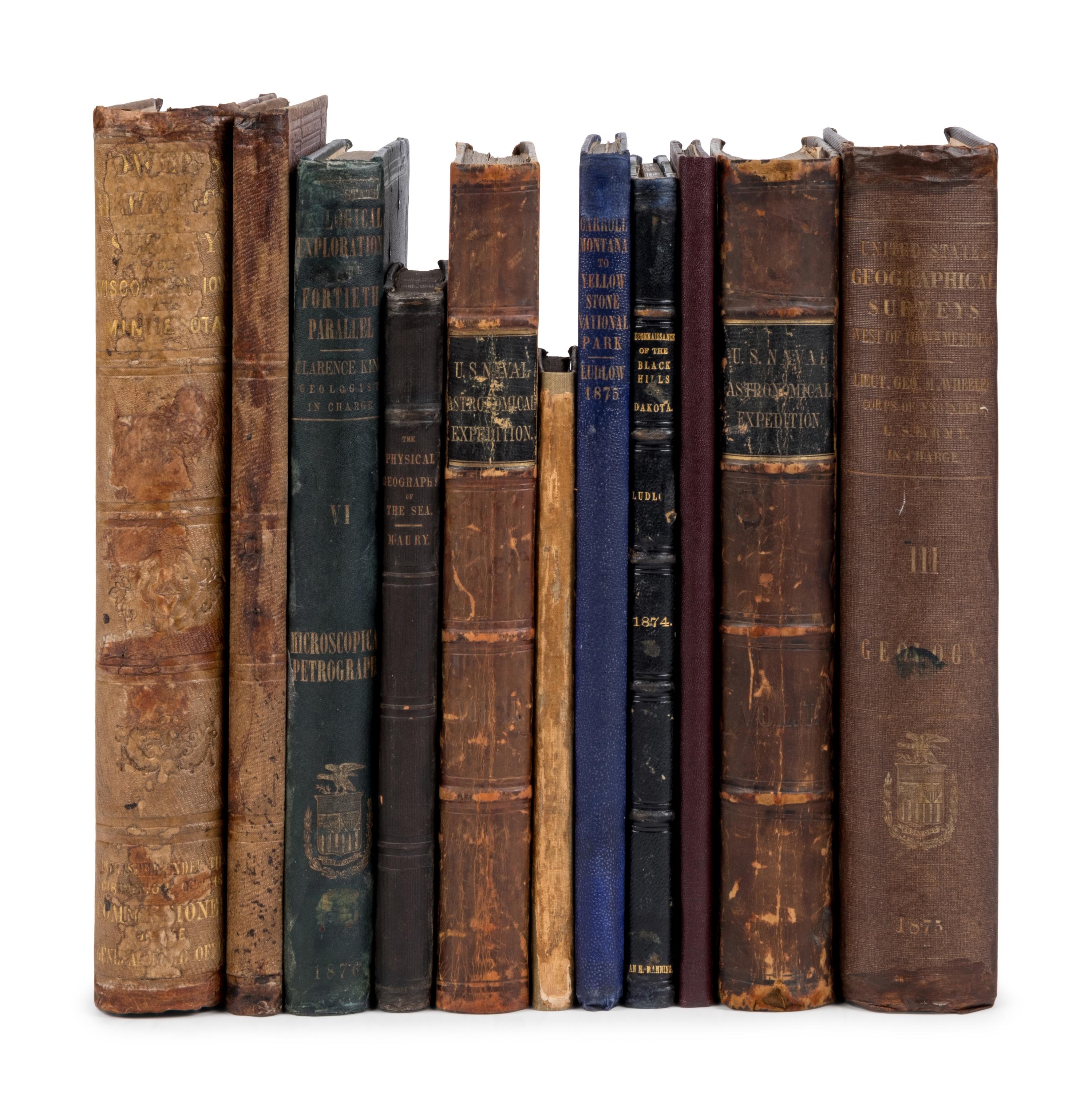 [Americana] Group of 12 Titles Related to United States Geological & Scientific Surveys
