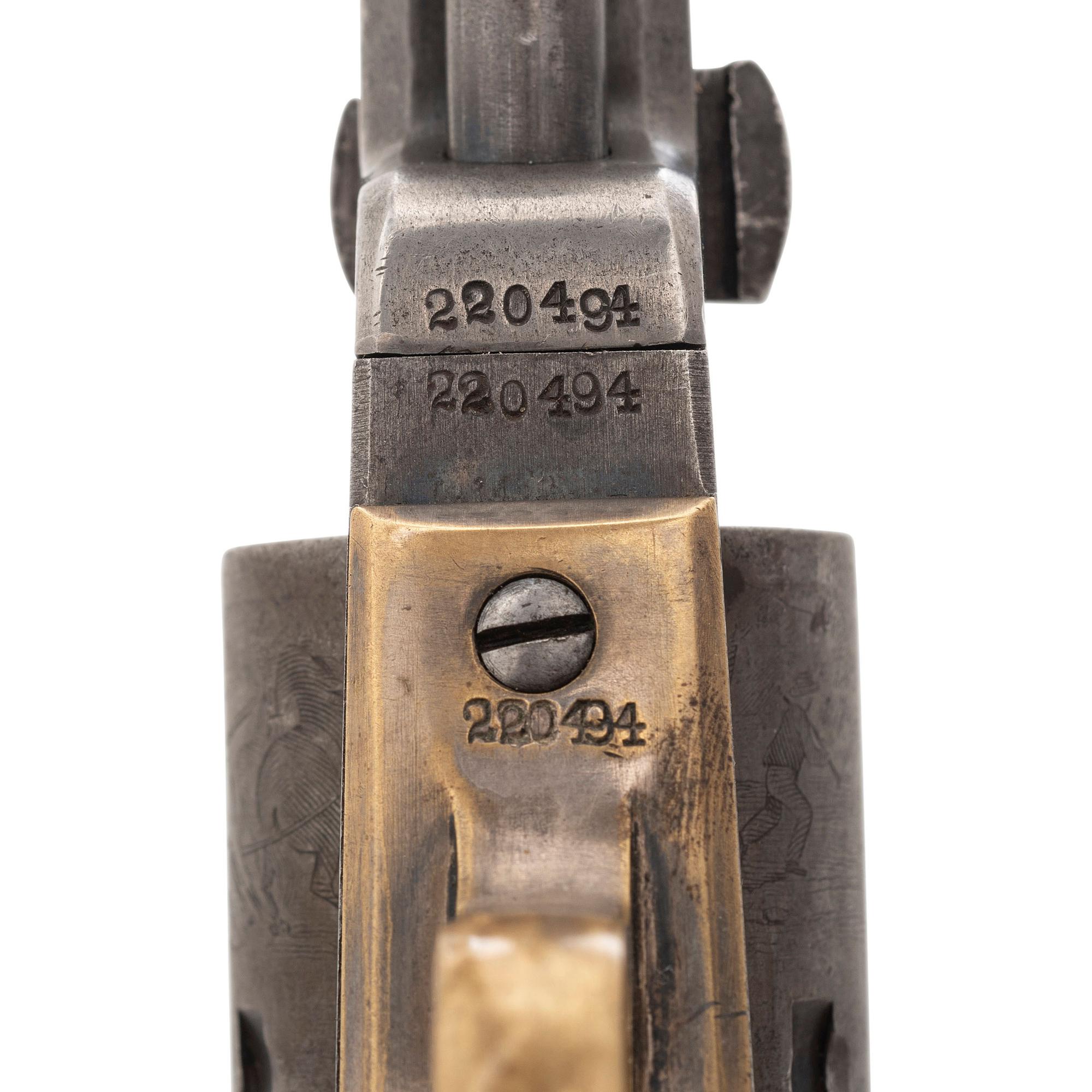 Cased Colt 1849 Pocket Model Presented to Provost Marshall William Osgood by William Truesdail, Chief of Police of the Army of the Cumberland