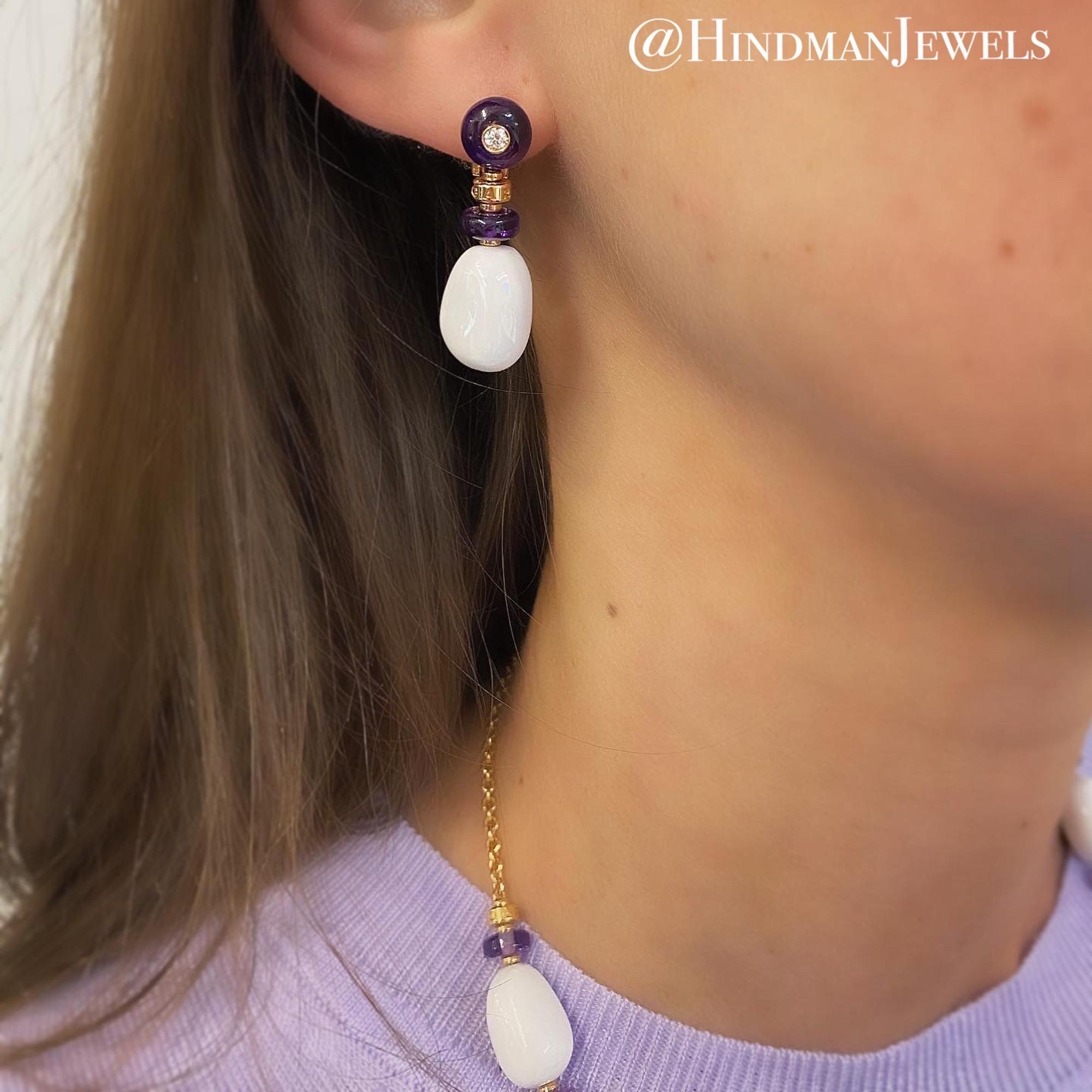 BVLGARI, AMETHYST AND CERAMIC 'MEDITERRANEAN EDEN' SET